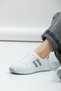 Women - Men - Unisex Lace-Up Anatomical Sole Casual Sports Shoes Sneaker White Gray - 4