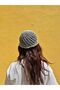 Gray Colored Patterned Knitted Crochet Hat, Patterned Cap, Crochet Hat - 3