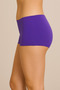 Purple Women's Gathering Shorts Bikini Bottoms Sea Shorts - 7