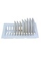 Kitchen, Drawer Organizer Plate Rack, White, 29 X 48 cm (3 cm from the End, 5 cm from the Side, Can Be Cut) - 7