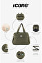 Sports Bag with Multiple Pockets, Water Bottle & Bottle Compartment, Quilted Detail, Can Be Attached to a Suitcase - 7