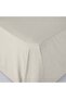 Double Fitted Sheet Ecru - 3