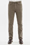 Premium Regular Fit Jean Eddy High Waist Standard Cut Stretch Woven Denim Jeans C356-Brown