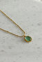 Steel Water Green Cat Eye Pendant - 3