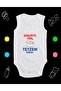 Cotton No Problem Auntie Will Handle It Printed Combed Cotton Baby Bodysuit with Snap Fasteners Badi Zıbın Syth123