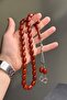 Large Size Airplane Glass Powder Amber Prayer Beads