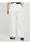 Plus Size High Rise Denim Joggers with Drawstring - 4