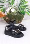 35611 Fancy Anatomical Comfortable Buckle Detailed Women's Sandals - 3