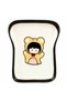 Kawaii Bear Design Toast Plate - Breakfast Presentation Plate