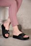 Pc-7424 4 cm Wedge Sole Anatomical Women's Slippers