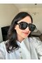 نظارات شمسية Zyra Original Model بإطار أسود وزجاج أسود