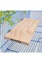 Natural Wooden Screwed Bird Cage Stand Perch Platform