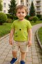Baby Boy Combed Cotton Shorts Suit/ Combed Cotton Shorts Baby Suit