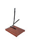 Deli E8002 Paper Trimmer, A3 Heavy-Duty Guillotine Cutter, Brown – For Office & Studio Use - 8