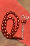 Large Size Airplane Glass Powder Amber Prayer Beads - 3