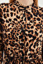 2144 Judge Collar Hijab Dress - C. Brown - 4