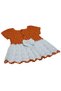 1.5-2 Years Old Hand Knitted Ribbon Baby Girl Dress - 3