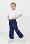 Girl's Cargo Pocket Pipe Leg Denim Trousers Jeans - 2