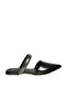 U 590491809   Black Pointed Toe Women's Slippers - 5