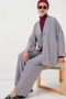 Women's Ayrobin Kimono Pants Double Set 6739 - Gray - 3