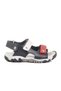 Navy Blue Red Velcro Boys Sports Sandals 173110 P