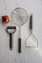 Stainless Colander with Oil Strainer, Potato Masher, Julienne Peeler Set - 2