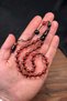 Transparent Color Thanksgiving Father Signature Sphere Fire Amber Prayer Beads - 2