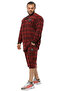 Men's Capri Check Cotton Sports Shorts Bgsm 1515 - 7