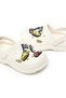 Cream Jibbitz Slingback Clogs - 2
