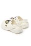 Cream Jibbitz Slingback Clogs - 4