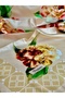 Çiçekli kristal eşarp - 3