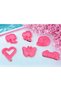 Pink Princess Themed 6-Piece Cookie and Sugar Dough Mold Set - Special for Girls