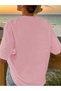 Women's Pink Hot Dog Printed Oversize T-Shirt - 2