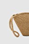 Rome Handmade Straw Clutch Bag Mink - 5