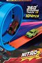 Nitro2Go Spinning Track 104 Pcs High-Speed Racing Set, Multicolor - 5