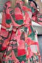 Rochie Hijab cu model Verde 522-1 - 3