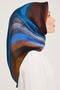 Armine Silk Scarf 9021D (Sura) (Nostalji̇)-33 - 3