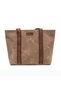 Design 05 Canvas - Leather Women's Dark Mink Shoulder Bag