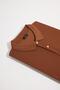 Men's Big Size 100% Cotton Short Sleeve Plain Pique Brown Polo Neck T-Shirt - 3