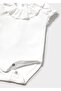 Baby Girl Ruffle Collar Bodysuit Badi White 1757 - 3