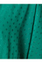 Tiered voluminous v neck polka dot gipped mini dress. - 6