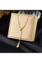 Drop Women's Necklace 316 Stainless Steel Gold Color