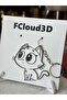 Cat Keychain Cloud Model - 3
