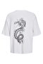Graphic Print Crew Neck T-Shirt - 5