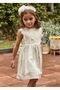 Girl's Embroidered Linen Dress Soil 3910