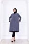 Women's Islamic Clothing Araboy Sade Aerobin Daily Cap & Ferace Gray
