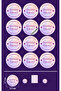 Thank You for Your Order Sticker – Coated Round Cut – 3.7cm – Packaging Label – 108 Pieces - 4
