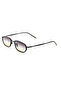 Minimal Geometric Design Black Frame Black Double Color Glass Sunglasses Women%Men Ce Certificated