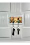 Elegant Woman and Noble Monster Figured Themed Wooden Interchangeable Keychain Keychain - 2
