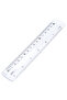 Deli EG00112 Ruler, 15cm (6 Inch), Transparent Plastic – For School & Office Use - 2